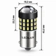 Світлодіодна автолампа LEDLUX P21W BA15s 54 SMD 3014 з лінзою та драйвером 560 Лм 9–30 В - изображение 3