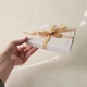 Конверт для денег Damask Dream в картонной коробке с декором. Цвет бело-золотая - изображение 4