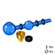 Стеклянная Трубка "Oil pipe Bamboo Blue" - изображение 3
