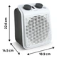 Тепловентилятор Equation Five 2 2000 Вт 20 м² IP21 термостат - изображение 12