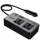 АЗУ инвертор Hoco Z66 New PD66W+QC3.0 (2USB-A/1C/2xSocket) (0.5m) Black - изображение 1