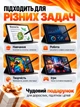 Стилус універсальний активний Stylus Pencil з дисплеєм для планшета та телефона iPad iPhone Android iOS Windows, USB Type-C, магнітний, для малювання та письма + 2 наконечники (чорний) - зображення 6