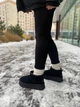 Женские угги 250-1, черные, зимние, натуральная замша (6144), 38 - изображение 5