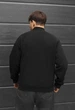Олимпийка мужская стаф черная на флисе спортивная Staff zh black fleece M (406764) - изображение 2