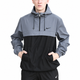 Мужской анорак Nike President серо-черный, ветровка с капюшоном на осень 3XL - изображение 1