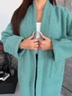 Кардиган из альпака мохера 42-48 бирюза - изображение 3