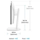 Монітор 23.8" BenQ GW2490TC, IPS, 144hz, HDMI, DP, USB-C, HAS, колонки, білий - зображення 5