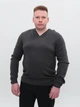 Свитер мужской серый тонкий кашемировый 20702-07-V M - изображение 1
