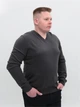 Свитер мужской серый тонкий кашемировый 20702-07-V M - изображение 6
