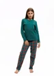 Піжама дитяча Family Look з бавовни Наталюкс 38р. 146см-152см зелений (9456134888861) - зображення 7