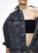 Джинсова куртка H&M 18645 Чорний S (1222) - зображення 2
