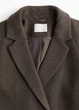 Пальто H&M 18472 Темний коричневий L (1159) - зображення 4