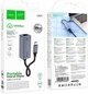 Адаптер Hoco UA37 Type-C to RJ45 Gigabit Ethernet Metal Gray - зображення 5