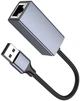 Адаптер Hoco UA37 Type-A to RJ45 Gigabit Ethernet Metal Gray - зображення 2