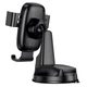 Автотримач для телефона BOROFONE BH130 Follower gravity car holder(center console) Black - изображение 5