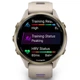 Смарт-годинник Garmin Forerunner 970 з біло-золотим безелем з титану та світло сірим ремінцем 010-02969-12 - изображение 5