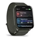 Спортивний годинник Garmin Venu X1 зелені з титановим корпусом та нейлоновим хакі ремінцем ComfortFit 010-02980-03 - зображення 7