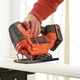 Пила лобзиковая аккумуляторная BLACK+DECKER BDCJS18 (18В, 55 мм, 2500 об/хв) + 1АКБ 1.5Ah + ЗУ электролобзик (44239) - изображение 2