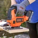 Пила лобзиковая аккумуляторная BLACK+DECKER BDCJS18 (18В, 55 мм, 2500 об/хв) + 1АКБ 1.5Ah + ЗУ электролобзик (44239) - изображение 8