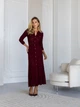 Жіноча в'язана сукня на гудзиках ROMANCE Larionoff 46-48 Бордовий lar3774 (lar4009000011) - изображение 2