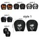 Чехол на подголовник автомобиля с принтом в стиле "HALLOWEEN" комплект 2шт, Polyester, Black-Orange - изображение 2