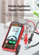 Портативный цифровой мультиметр Aneng 616A Красный - изображение 6