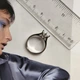 Срібне кільце з фіанітами, вага виробу 2,9 г (2187202) - зображення 4