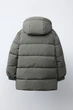 Зимняя куртка для мальчика Zara 128 размер серый-хаки 6318770506 - изображение 4