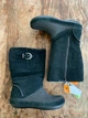 Дитячі крокси чоботи для дівчинки Crocs Berryessa Black (32-33, чорний) - изображение 4