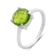 Серебряное кольцо с хризолітом nano 2.285ct, вес изделия 2,16 гр (60002170) - изображение 1
