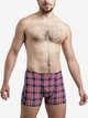 Трусы боксеры мужские хлопковые Bono МШ 950398 54 Сине-красные (ROZ6501064447) - изображение 4