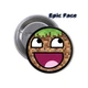 Roblox Epic Face Smile | Эпик Фейс Смайл | Комплект набор из 4 значков, 58 мм (01) Майнкрафт - изображение 3