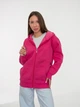 Женское однотонное худи на молнии Pink Daisy Малиновый M (5021) - изображение 1
