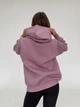 Жіноче худі з написом на флісі Pink Daisy Бузковий XL (6422) - зображення 2