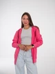 Женское однотонное худи на молнии Pink Daisy Розовый M (5021) - изображение 3