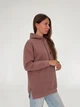 Жіноче однотонне худі Pink Daisy Світло-коричневий M (6205) - зображення 3