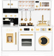 Дерев'яна дитяча кухня EcoToys 93 x 87.5 x 32.5 см Біла TL106009 (5905817013340) - зображення 1