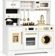 Дерев'яна дитяча кухня EcoToys 93 x 87.5 x 32.5 см Біла TL106009 (5905817013340) - зображення 2