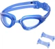 Okulary pływackie NILS Aqua NQG180AF 11-10-316 Niebieski (5907695526400) - obraz 1