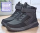 Зимние подростковые ботинки дутики для подростка непромокаемые Waterproof 60149В серые BI&KI 41(стелька 26,5см) - изображение 11