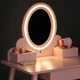 Туалетний столик дитячий дерев’яний EcoToys з LED дзеркалом Рожевий TL106008 (5905817013326) - зображення 9