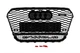 Решітка радіатора Audi A6 / S6 C7 2012-2016 напис Quattro стиль RS6 чорний глянець - зображення 2