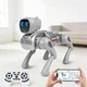 Робопес на радиоуправлении "Robot Dog", озвучивание на английском, подсветка, управление голосом/пультом, танцует, ложится, плавает, программирование действий, песни Серый (i7-198390) - изображение 3