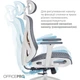 Офисное кресло Officepro Atlas OC630-W-DG-DG - изображение 2