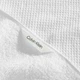Два банных вафельно-махровых полотенца для тела Calvin Klein из плотного однотонного 100% хлопка – белый - изображение 5