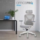 Офисное кресло Officepro Atlas OC630-W-LG-LG - изображение 4