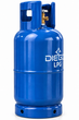 Газовый баллон LPG 27л для пропана, бутана и пропан-бутана, стальной DIEGO - изображение 4