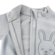 Теплый человечек для младенцев Dexter`s cute bunny 62 см серый - изображение 3