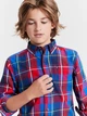 Подростковая рубашка в клеточку для мальчика Tommy Hilfiger 870005051 152 см Разноцветная (1159863508) - изображение 2