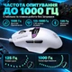 Бездротова миша iMICE G205 Чорна, 12 800 DPI, 6 кнопок, 1000 Гц, Bluetooth + 2,4 ГГц + USB Type-C, RGB, 500 мА·год - изображение 6